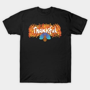 Thankful Turkey - Happy Thanksgiving T-Shirt